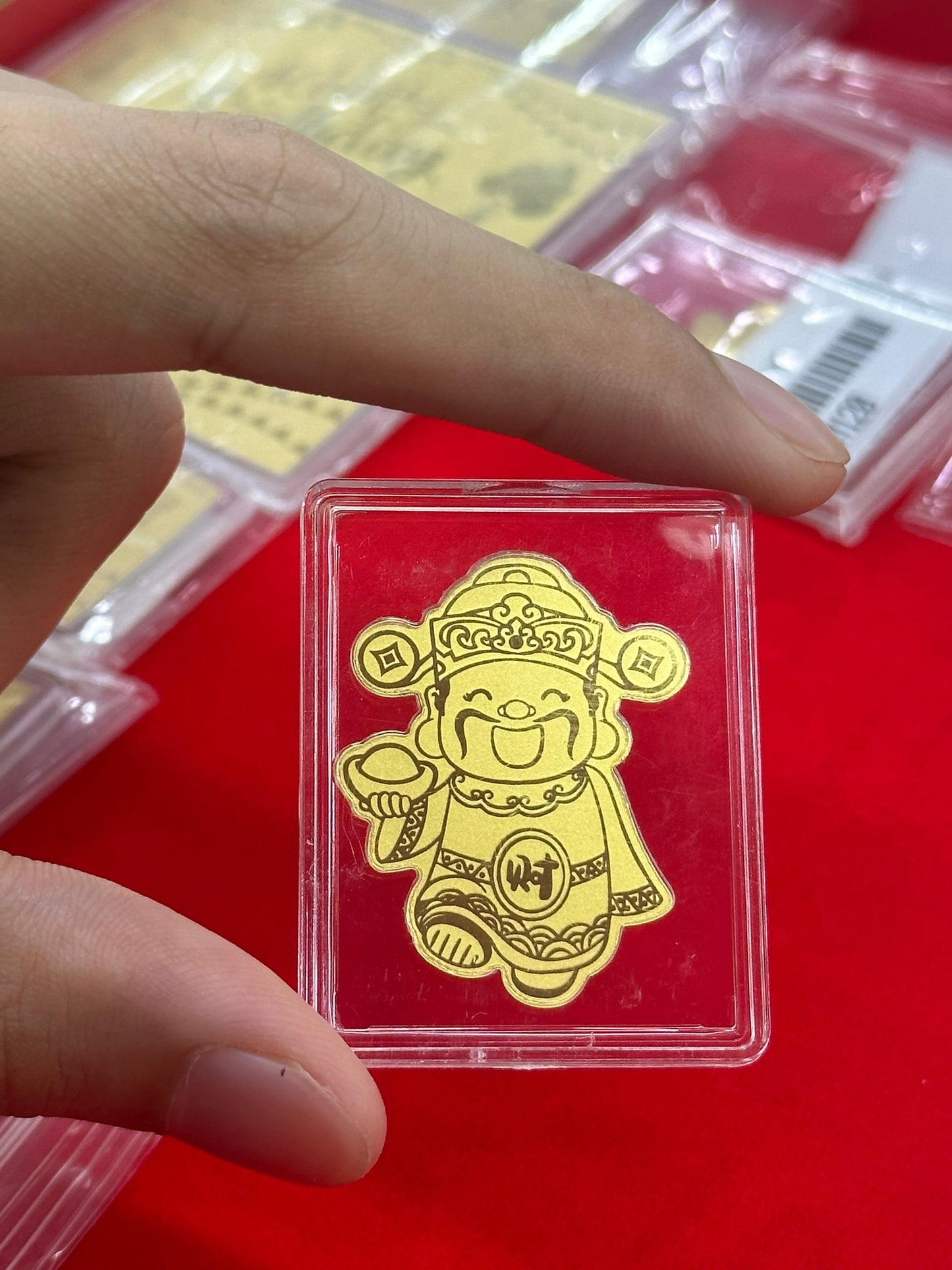 HuaShing 999/24k Gold Phone Deco card 手机装饰