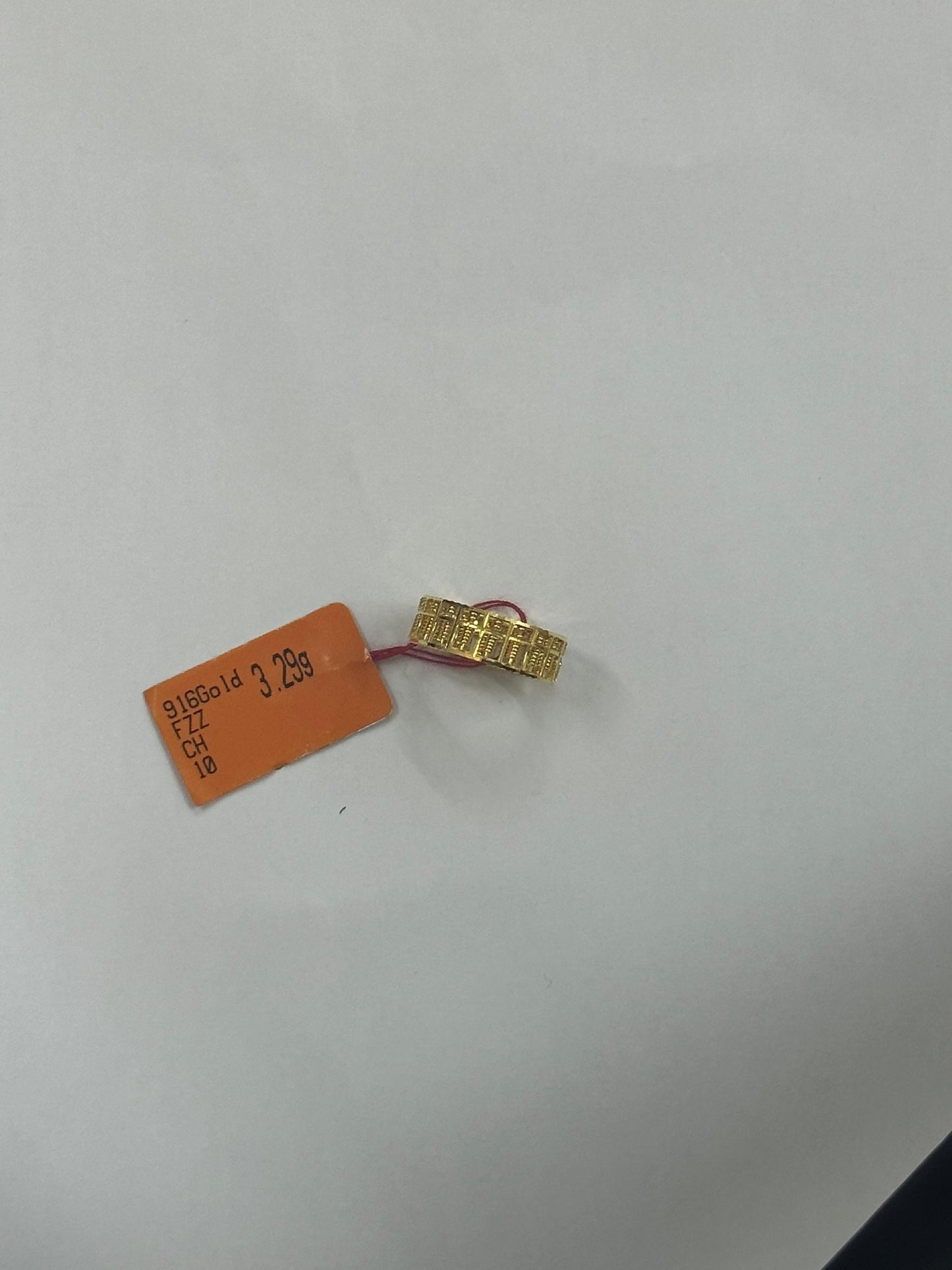 HuaShing 916/22k Abacus Ring - Elegant Gold Jewelry in Malaysia