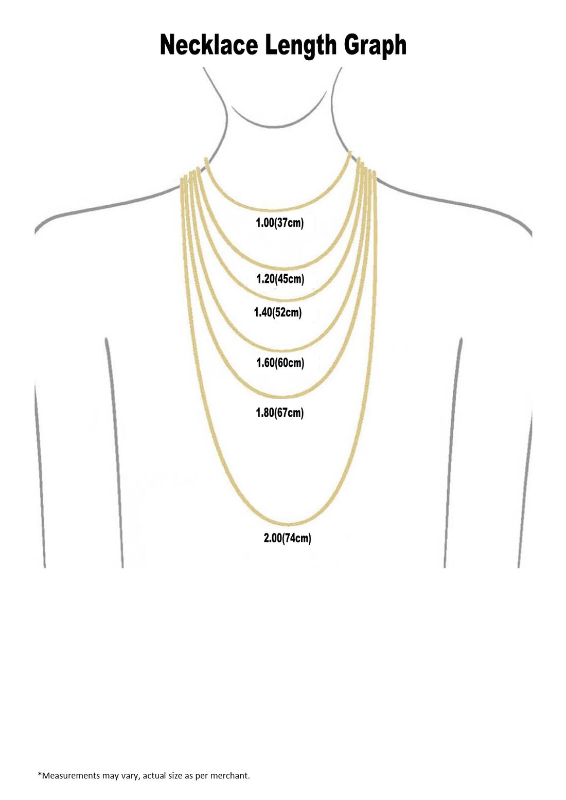 How to Measure Necklace Length – Easy Guide by Kedai Emas Hua Shing