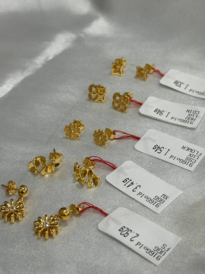 HuaShing 916/22k Earring 耳环