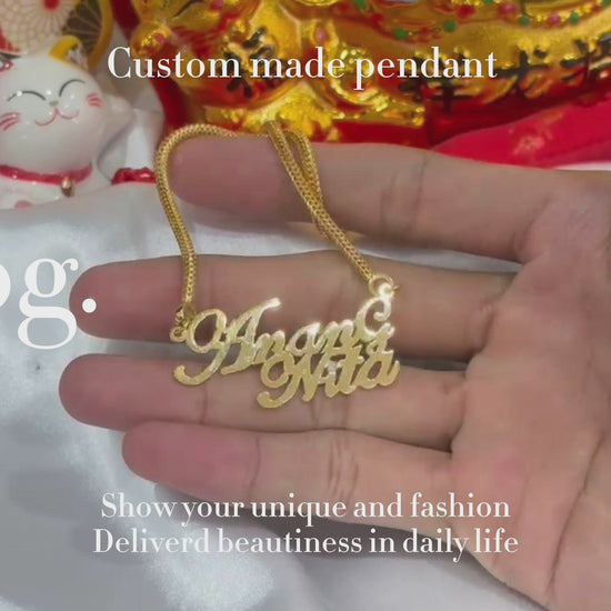 “custom made pendant for your lovely one | 916/22k Gold (客制化名字吊坠)"